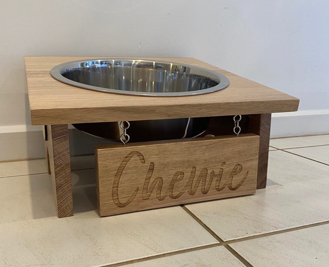 Elevated Dog Bowl Stand for flat face/shorts snout breeds