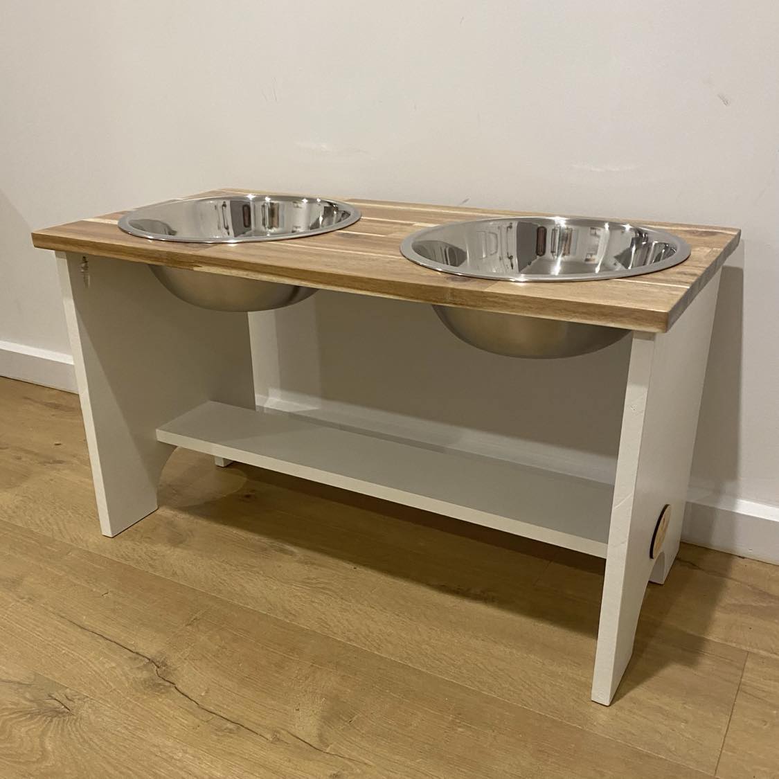 ON SALE! XX Large Double dog bowl stand