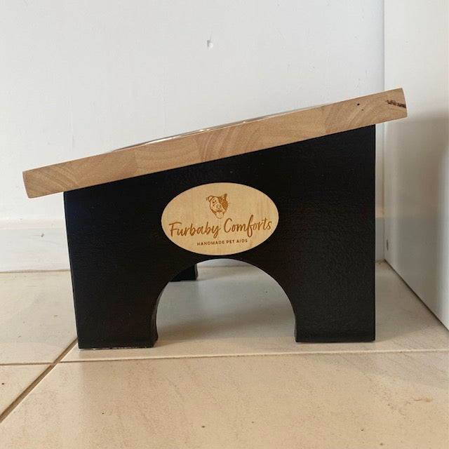 ON SALE! Flat face breed Single Elevated Dog Bowl Stand