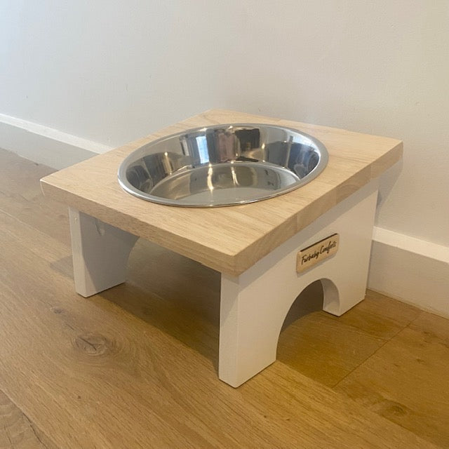 ON SALE! Flat face breed Single Elevated Dog Bowl Stand