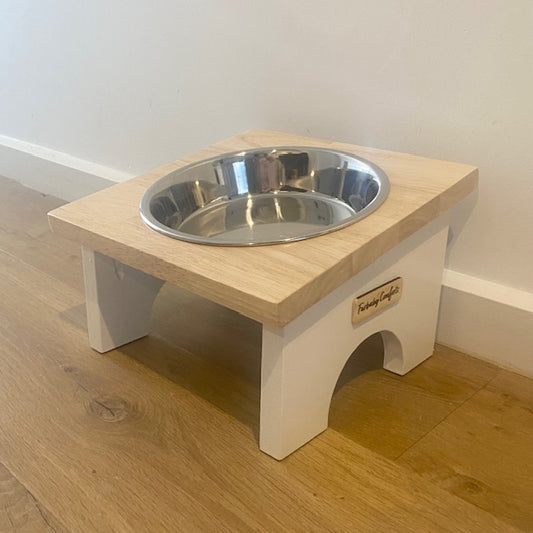 ON SALE! Flat face breed Single Elevated Dog Bowl Stand